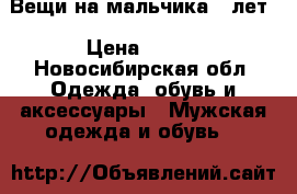 Вещи на мальчика 6 лет › Цена ­ 200 - Новосибирская обл. Одежда, обувь и аксессуары » Мужская одежда и обувь   